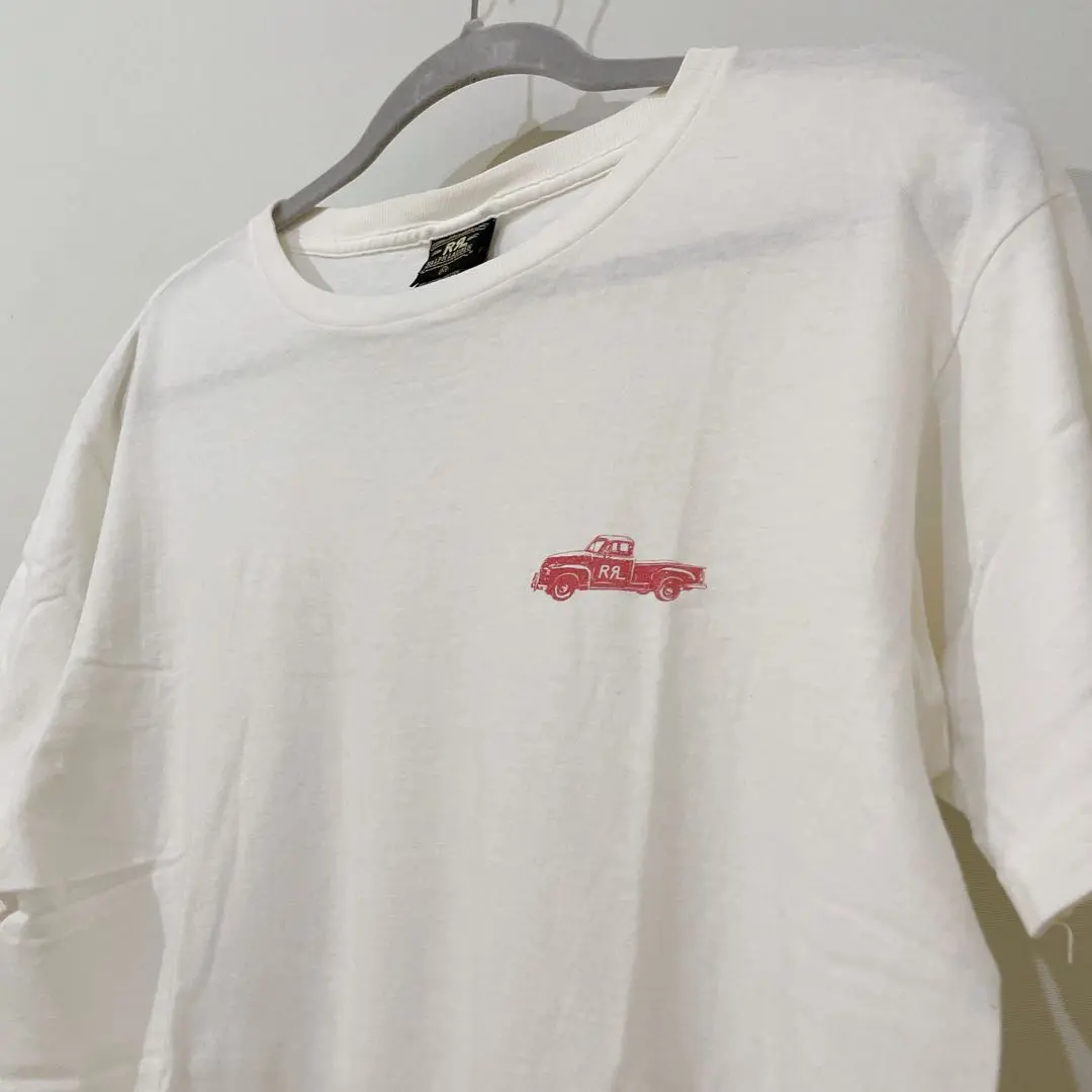 【RRL】トラックプリント ロゴ クルーネック コットン Tシャツ RRL(ダブルアールエル)のメンズ Tシャツ・カットソー 人気