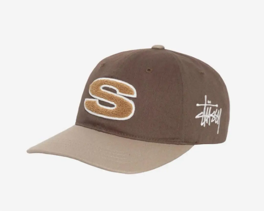 Stussy Low Pro Chenille S Snapback [在庫あり] Stussy Low Pro Chenille S Snapback Natural - SS24 - US