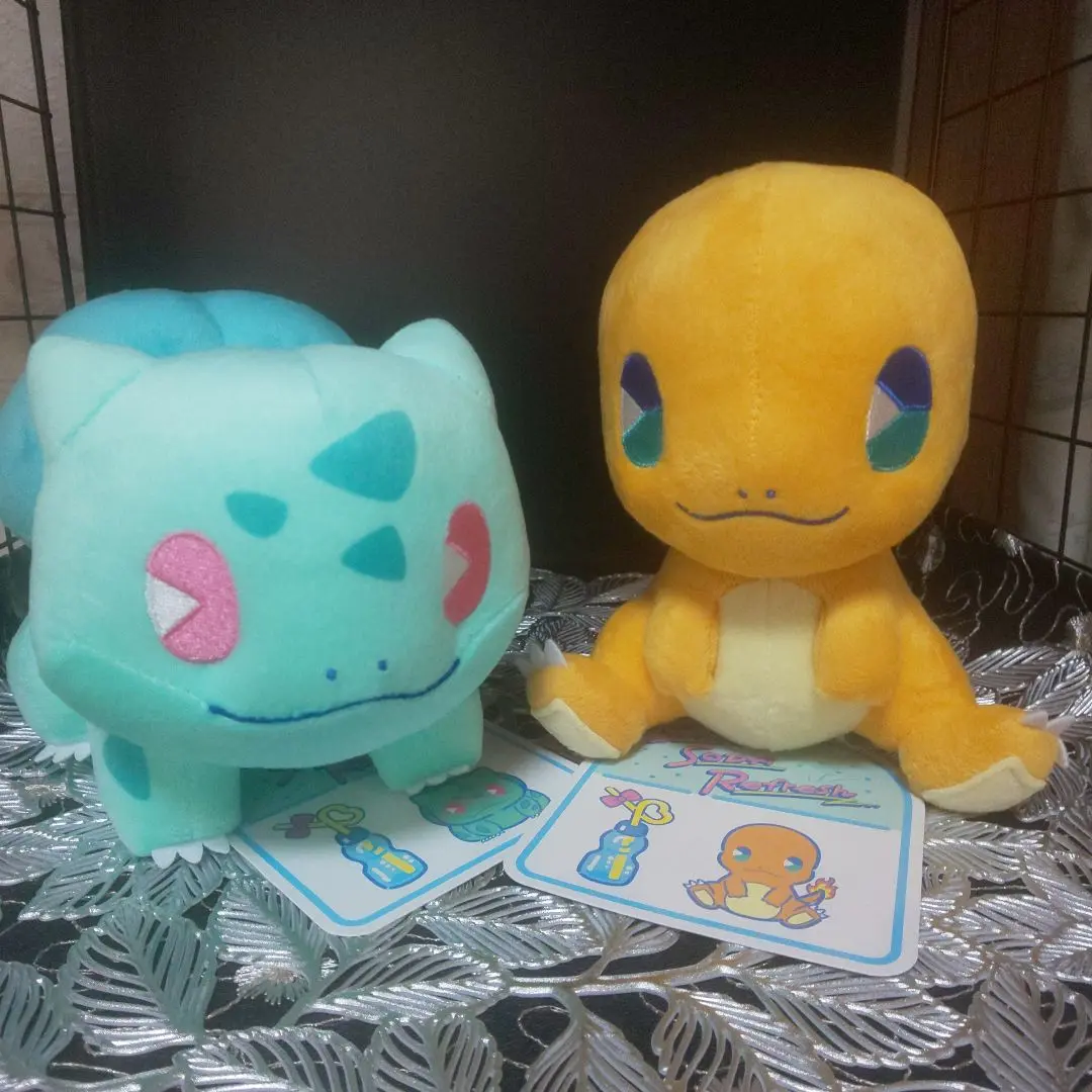 ［匿名配送］サイコソーダ ヒトカゲ フシギダネ フシギダネ・ヒトカゲ・ゼニガメがポケモンぬいぐるみ「サイコ