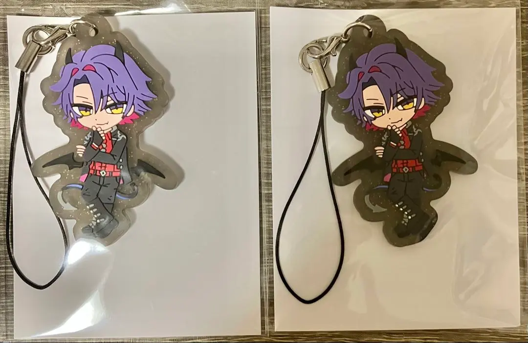 Thumbnail of Hibari Watanabe VOLTACTION Angel & Devil Rubber Strap (2 pieces)