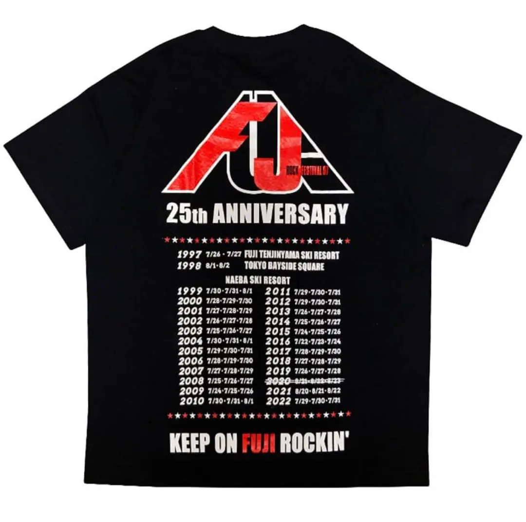 第一回フジロック 1997 セキュリティTシャツ L ミュージシャン