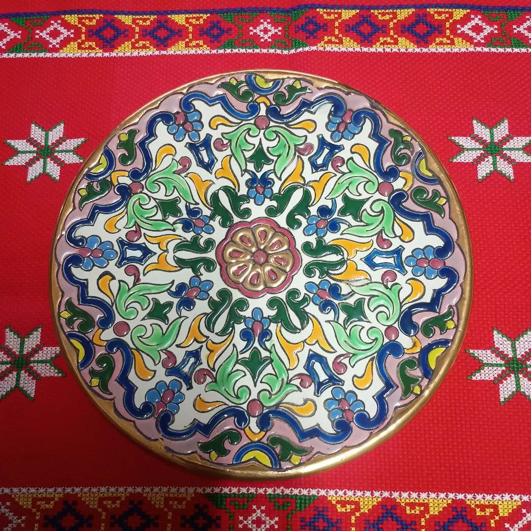 【希少】sevillarte スペイン セビリア焼き 飾り皿 36cm 大皿 希少】sevillarte スペイン セビリア焼き 飾り皿 36cm 大皿