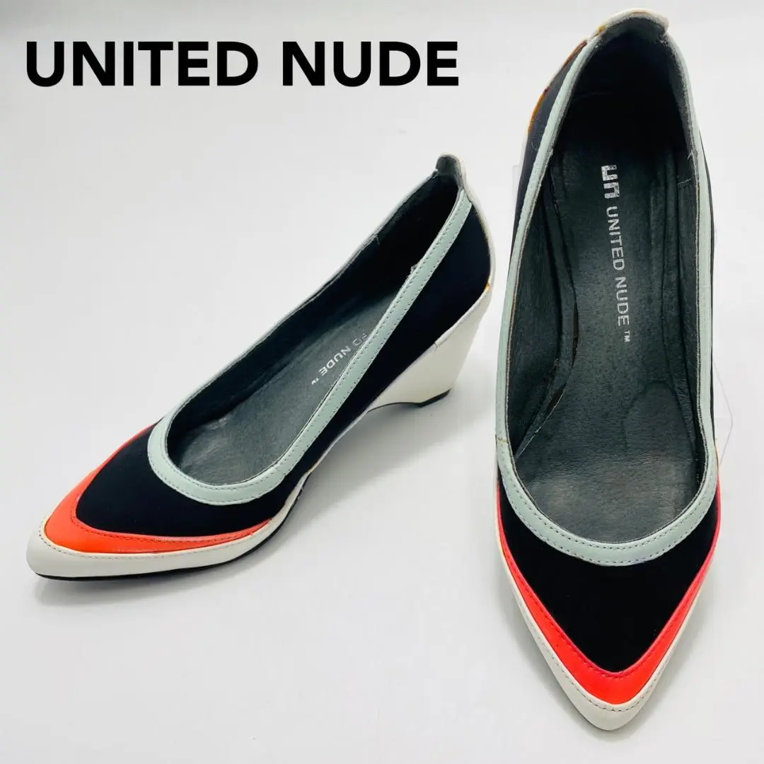UNITED NUDE アンクルストラップ ポインテッドトゥヒール 2025年最新】UNITED NUDE つま先：ポインテッドトゥ レディース