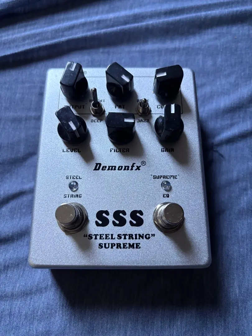 Demon fx Steel String Supreme パーフェクトクローン DemonFx Steel String Supreme Overdrive Electric Guitar Pedal
