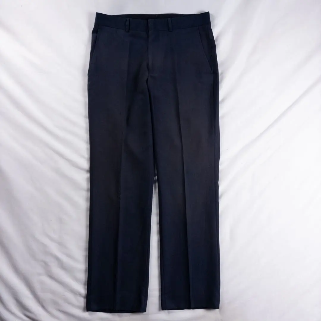 Thumbnail of Vintage Used Clothing, No-Tuck, Faded, Draped, Ash Blue Slacks