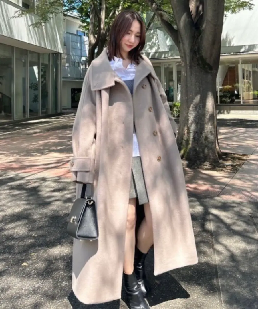 【未使用品】FRAY I.D 巴爾馬肯外套 0碼 米色 的縮圖