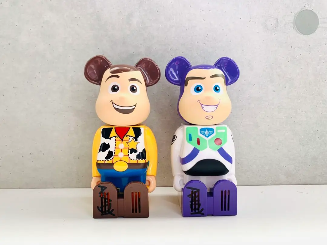 MEDICOM TOY - BE@RBRICK  100% ウッディ バズライトイヤー　2体セット TOY STORY/トイストーリー・MEDICOM TOY/メディコムトイ・BE