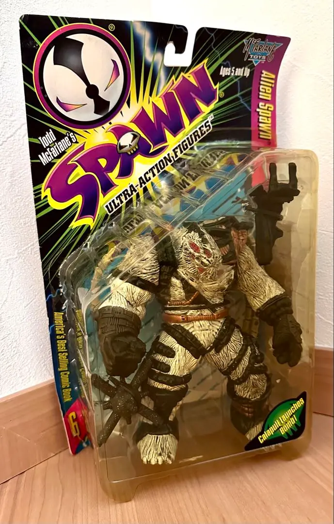 マクファーレントイズ✭SPAWNウォーリアーエイリアン(未開封•ブリスター劣化) マクファーレントイズ✭SPAWNウォーリアーエイリアン(未開封