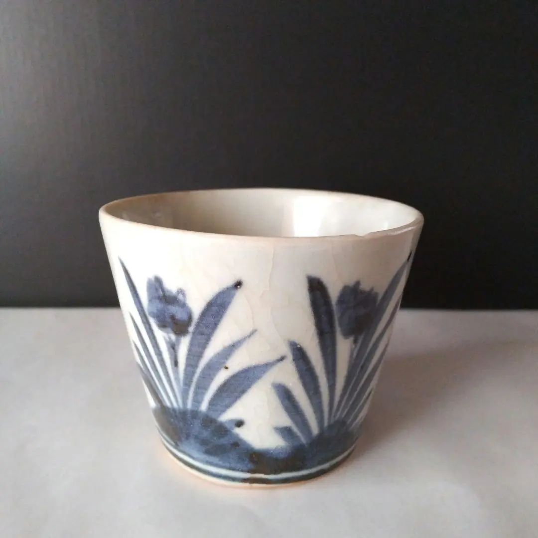 Thumbnail of Ayame (iris), Iris, Japanese iris, soba choko (soba noodle bowl)