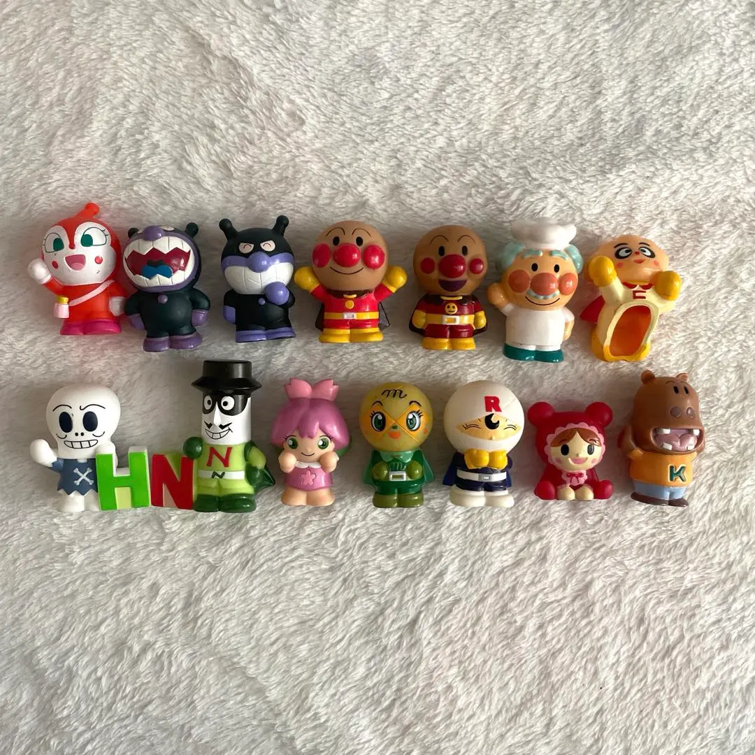 Thumbnail of ☆☆Anpanman and Friends - Soft Vinyl Figures & Finger Puppets - 14 Pieces☆☆
