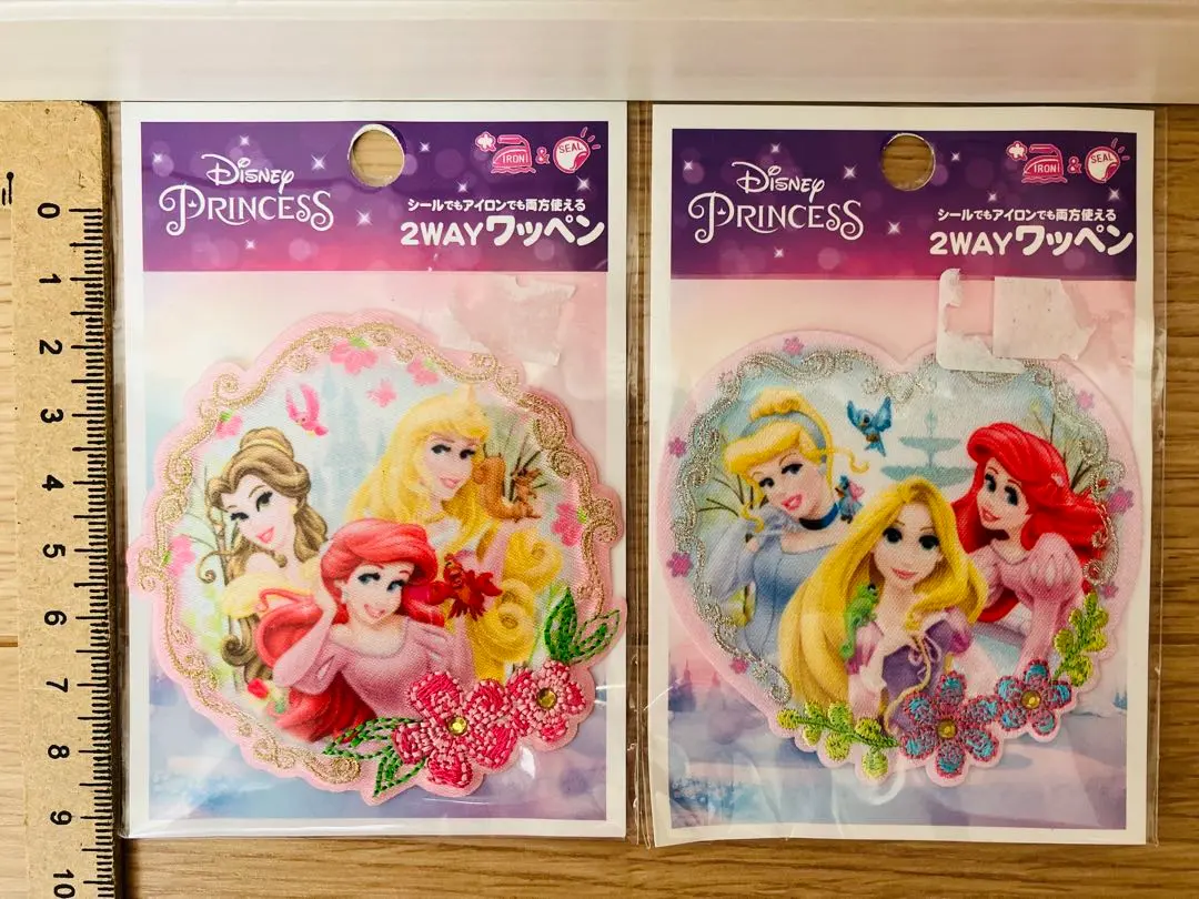 Thumbnail of 【Brand New, Unopened】Disney Princess 2-Way Patch Set of 2