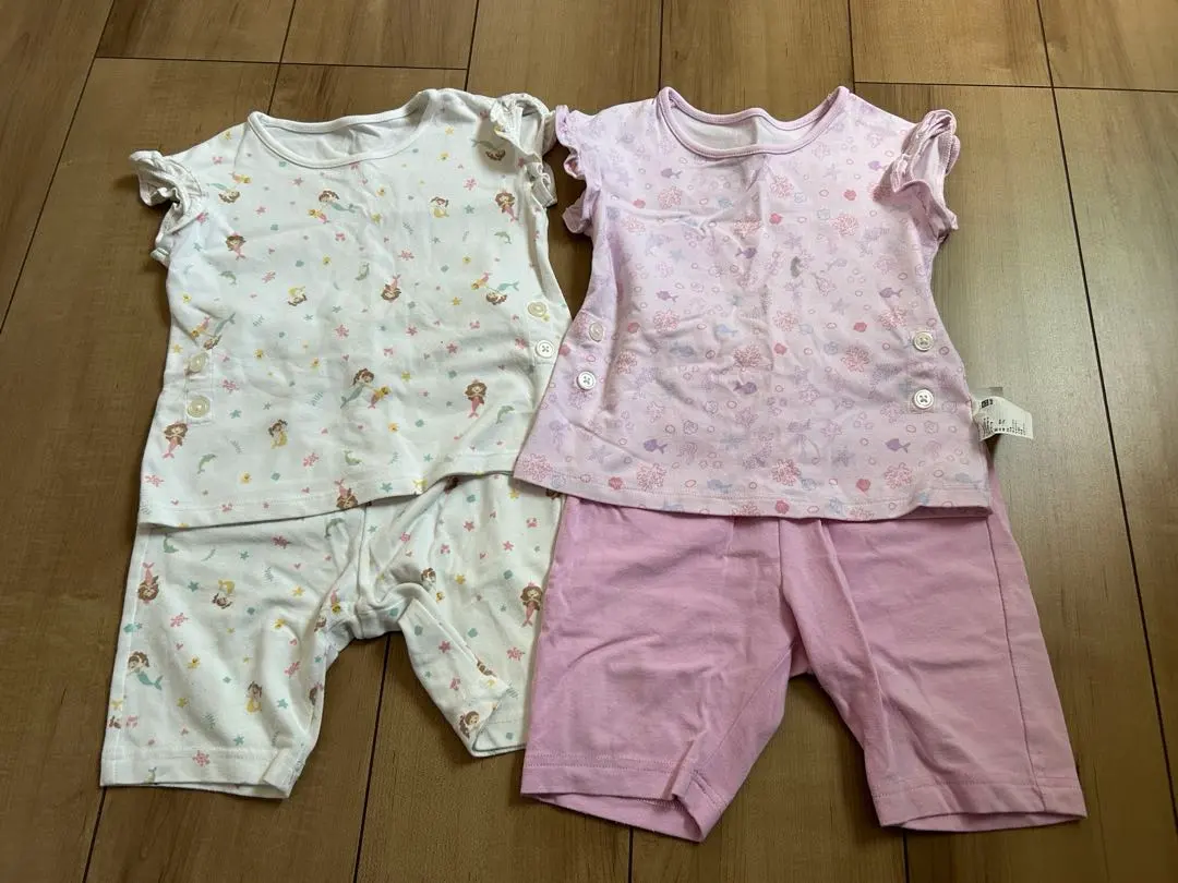 80 睡衣 兩件套 的縮圖