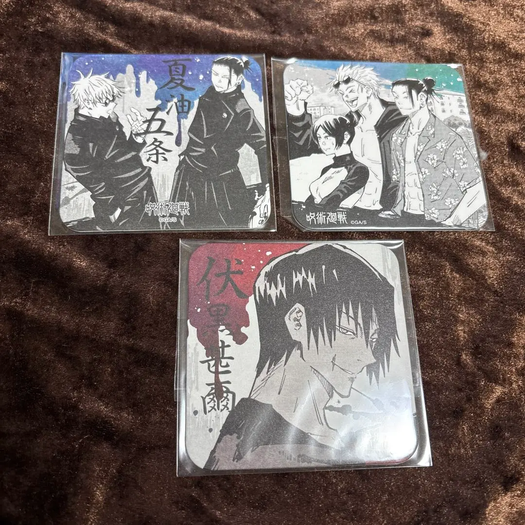 Thumbnail of Jujutsu Kaisen Art Coasters Gojo Satoru, Geto Suguru, Toji Fushiguro