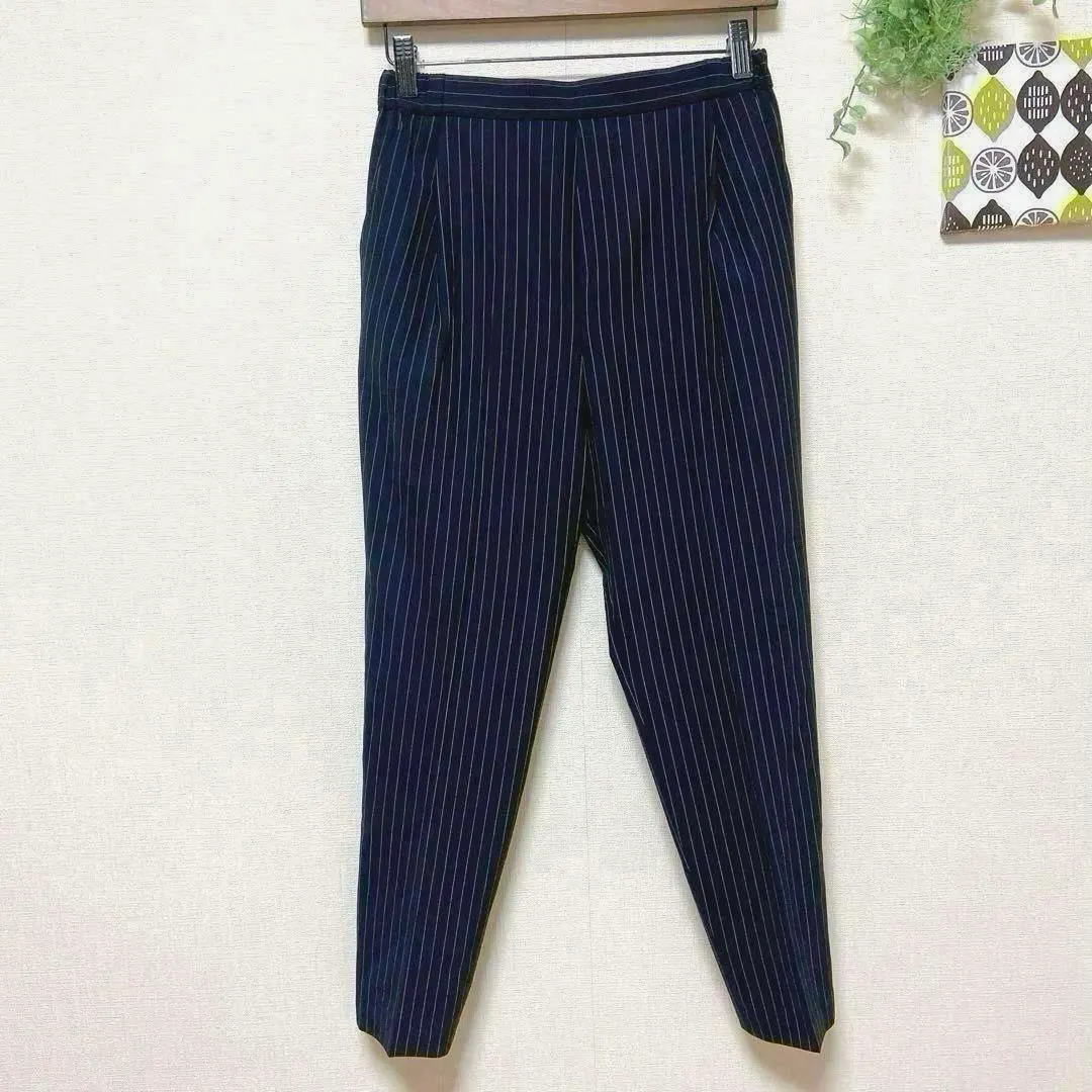 Thumbnail of Deuxieme Classe - Striped Slacks - Navy - Size S Equivalent - Tapered - Work