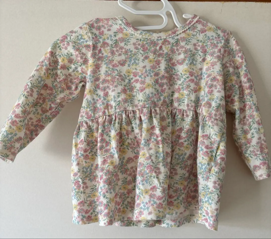Thumbnail of Organic Material Floral Long Sleeve Shirt 80cm