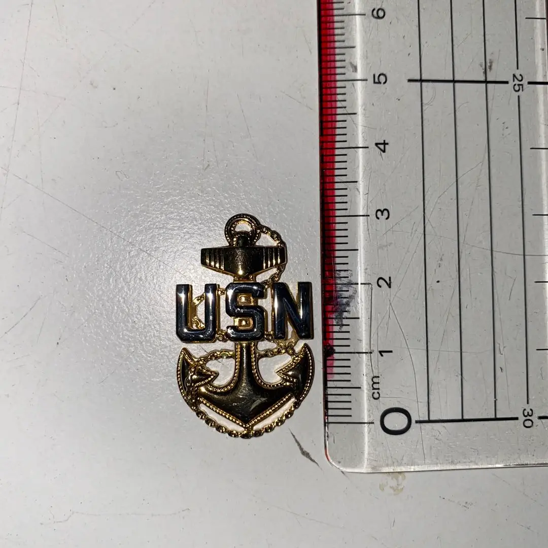 米軍　アンカーピンバッチ　USN Anchor pin's badge 未使用 CRAFT-ENTERPRISE 2022年度版 U.S.N Anchor pin's badge