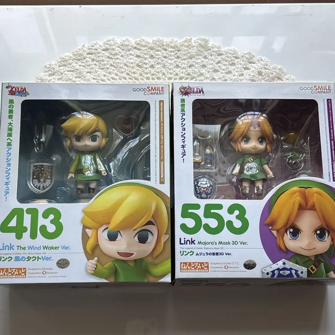 【未開封品】ねんどろいど リンク ムジュラの仮面3D+風のタクト Ver. 2種 ゼルダの伝説』ねんどろいど2種が再販！『風のタクト