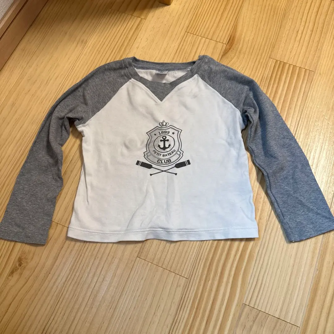 Thumbnail of PETIT BATEAU Long Sleeve Cut-and-Sewn Shirt 104cm