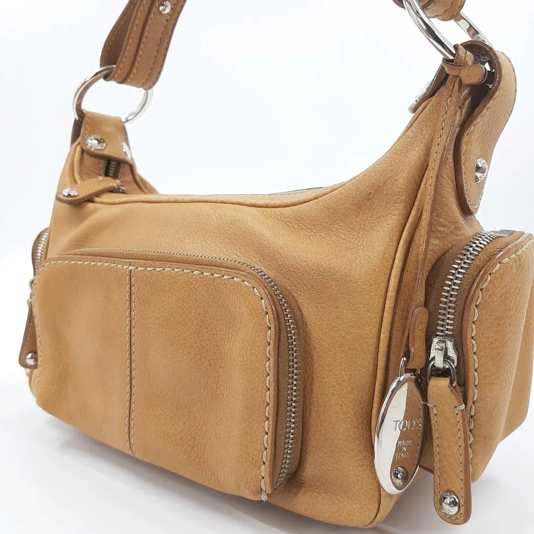 【訳あり】TOD'S ミキー レザー ワンショルダーバッグ ブラック TOD'S - □美品□ トッズ ミキーバッグ ワンショルダー バッグ