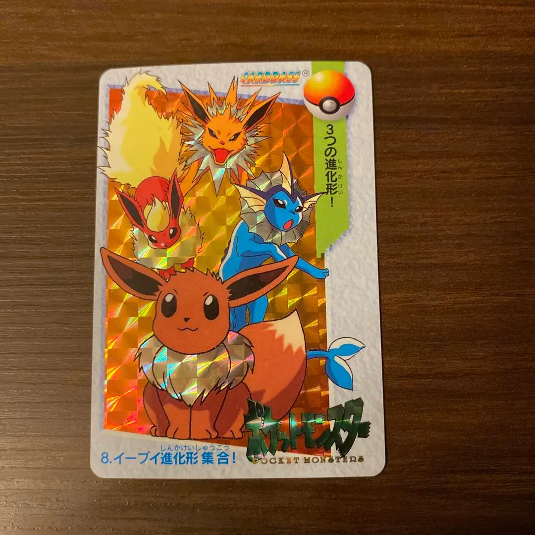 ポケモンカードダス イーブイ進化形集合！ イーブイ 新しい進化系 ポケモンカードダス イーブイ進化系集合