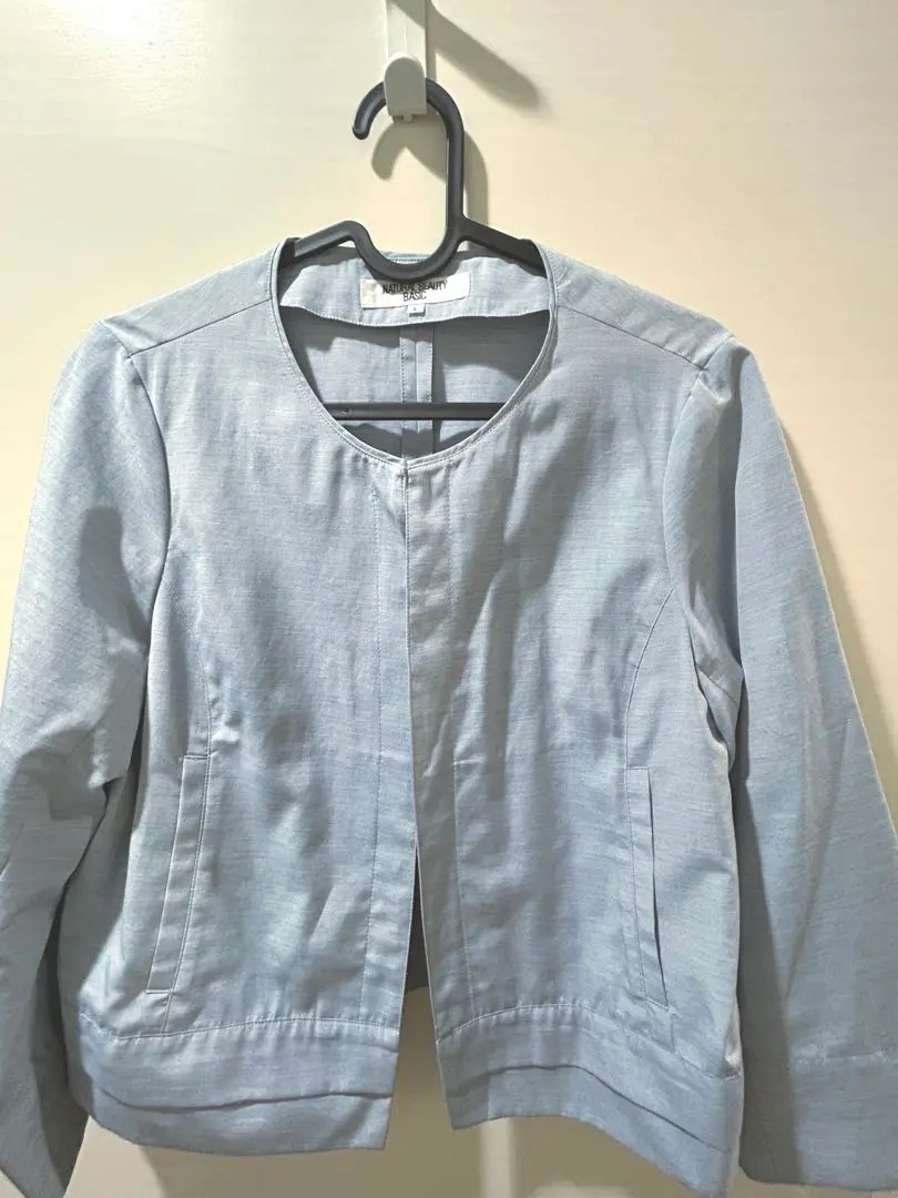 Thumbnail of NATURAL BEAUTY BASIC Collarless Jacket, Lightweight, Hook Closure