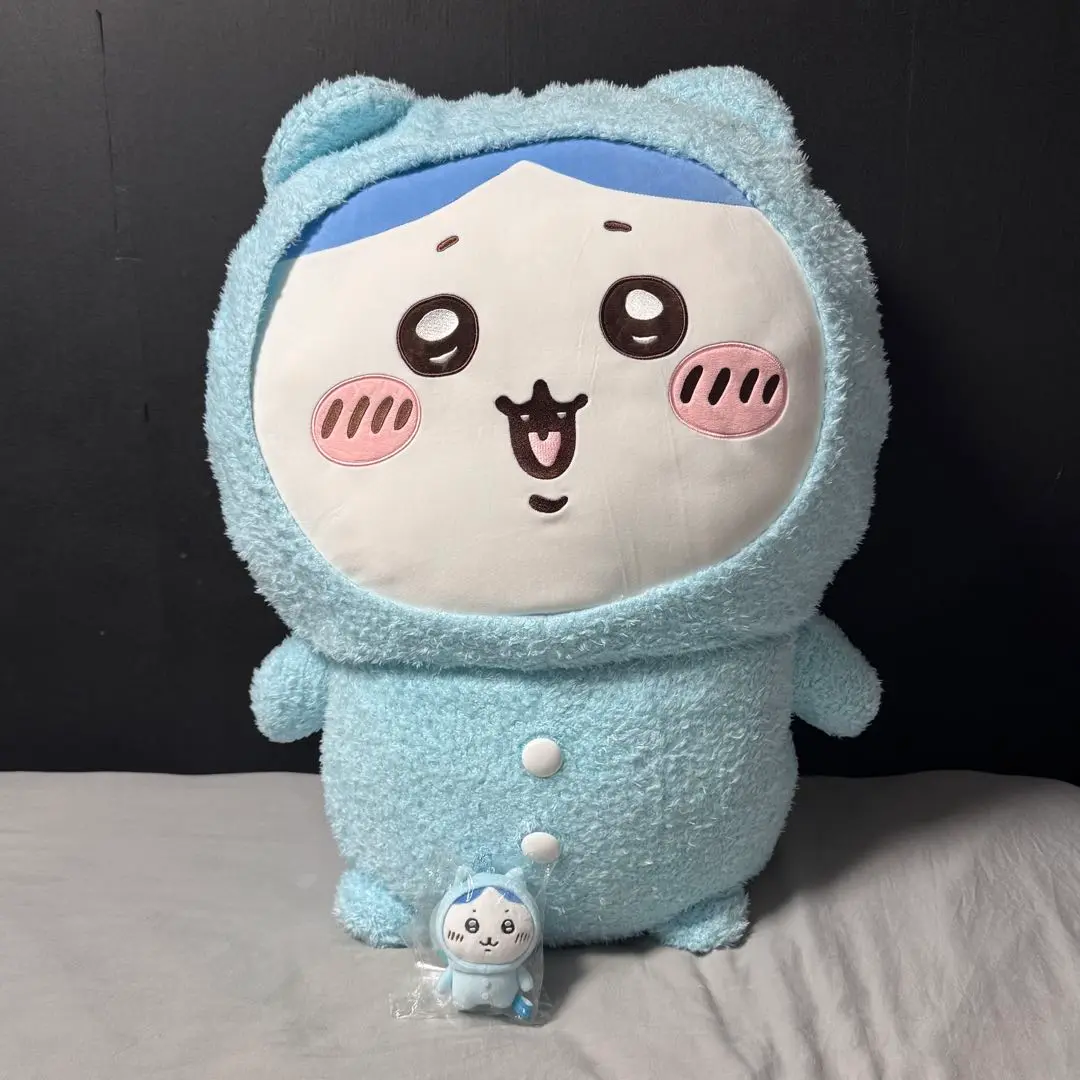 ちいかわ　miniso 超big ぬいぐるみ　　ハチワレ 楽天市場】超BIGぬいぐるみ ちいかわ ハチワレ 約40cm 送料 無料