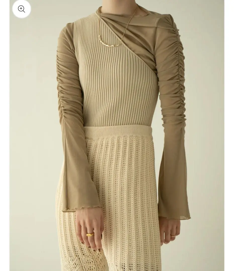 シャツ/ブラウス(長袖/七分) eaphi asymmetry sheer gather tops 2025年最新】asymmetry sheer gather topsの人気アイテム - メルカリ