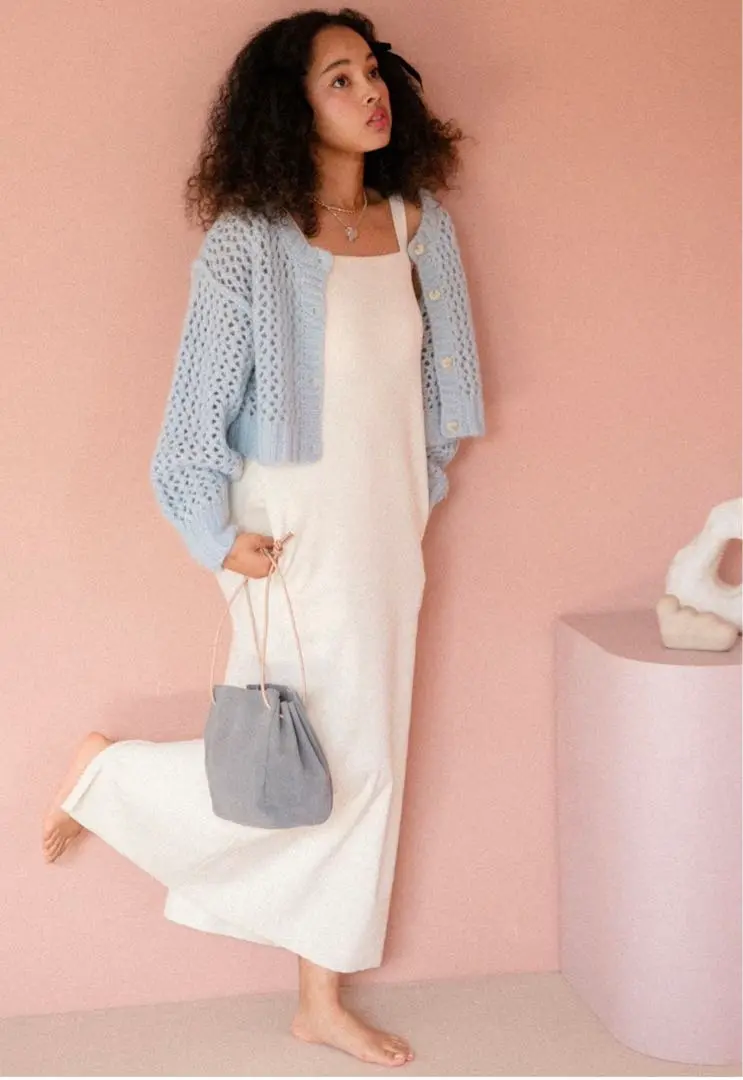 Ayakawasaki linen one piece リネン　ワンピース Gauze#】ANTIQUE LACE 2WAY CLASSICAL NO SLEEVE ONEPIECE
