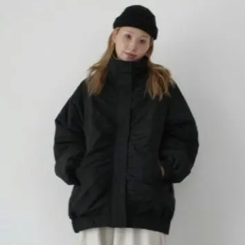 Thumbnail of Shimamura Hideka: Black Oversized Blouson with Waterproof Zippers