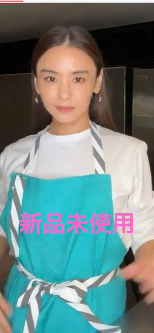 【完全完売品】タキマキ　エプロンTAKIMAKI 滝沢眞規子　ブルー 新品未開封】タキマキ エプロンTAKIMAKI ORGANIC APRON
