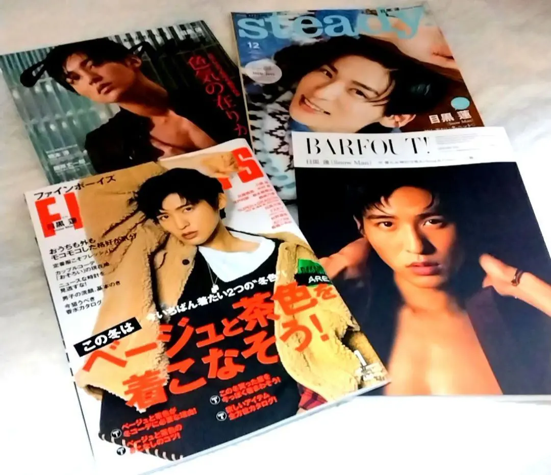 Thumbnail of Ren Meguro Magazine Cover Set
