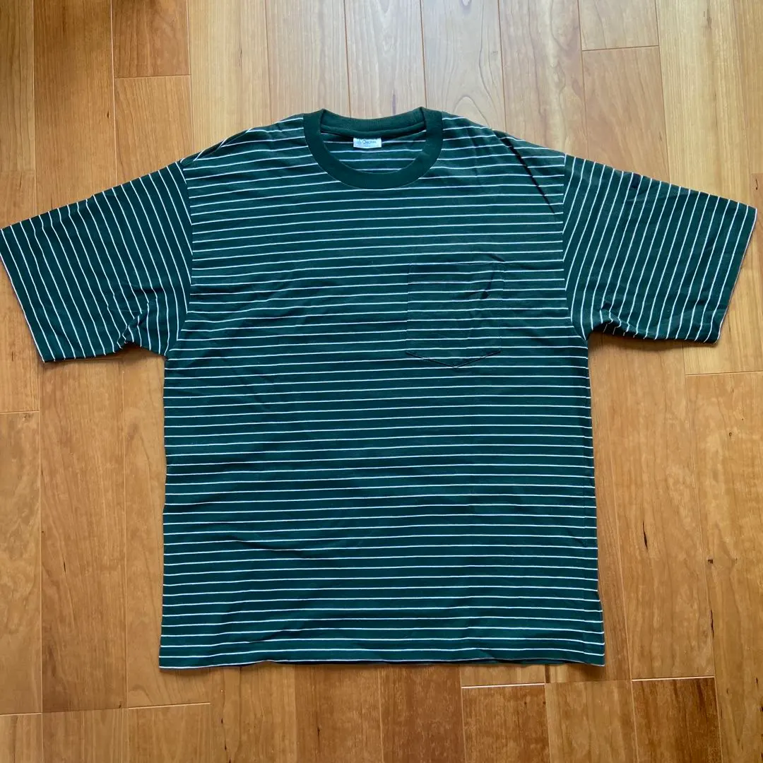 Thumbnail of ORCIVAL Dark Green Striped T-shirt Size 5
