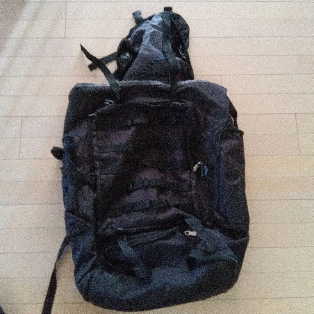 Thumbnail of Black backpack with MOLLE system