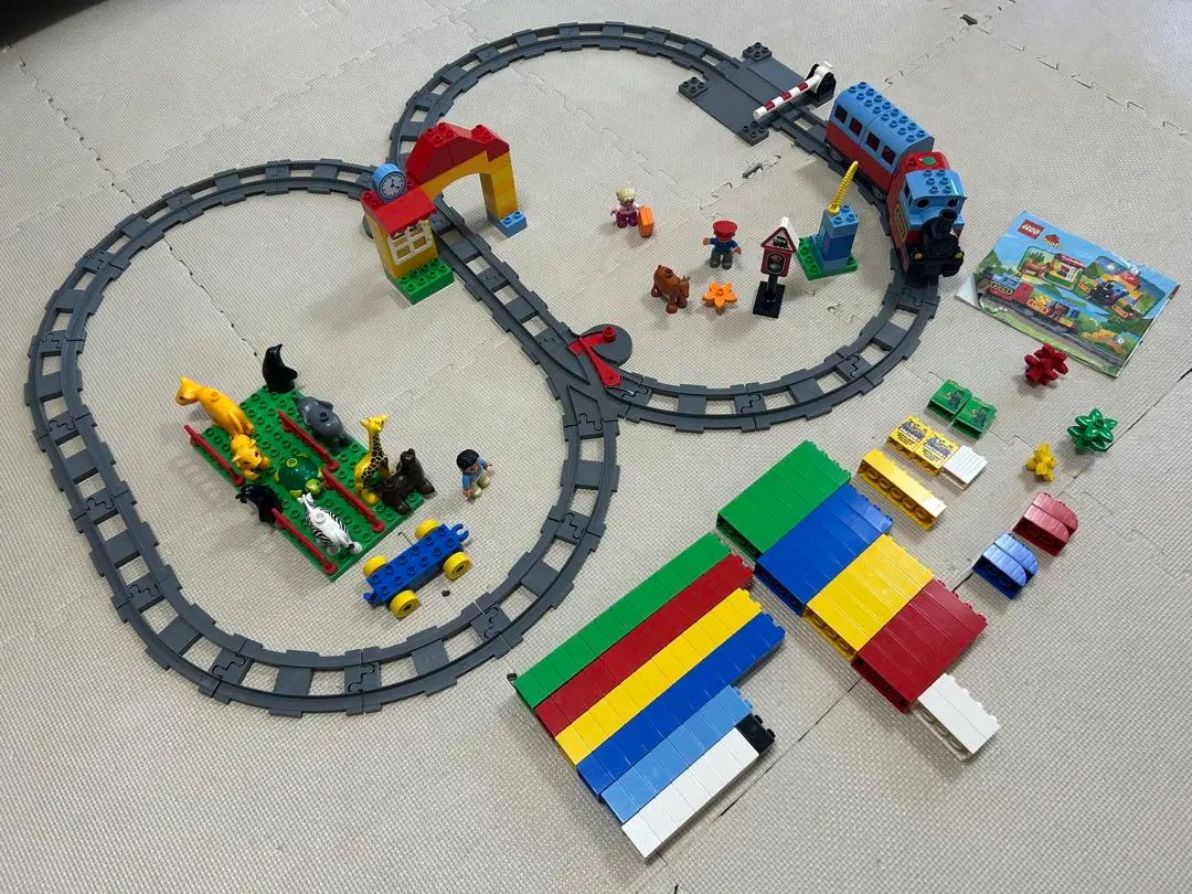 美品】LEGO レゴ デュプロ はじめてのトレインセット 電車