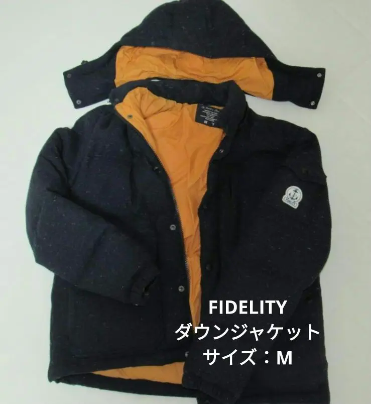 新品　FIDELITY ダウンコート Mサイズ　ブラック 2025年最新】フィデリティ FIDELITY ダウンジャケットの人気