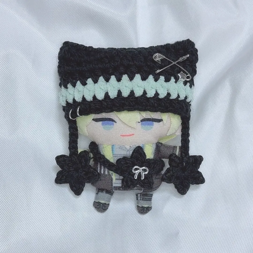 毛絨帽子 貓耳帽子 貓耳針織帽 編織 的縮圖