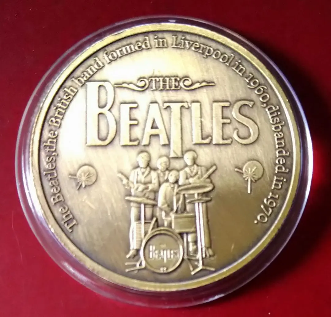 THE BEATLES - ビートルズコイン直サイン1965年 THE BEATLES - ビートルズコイン直サイン1965年の通販 by 桜の