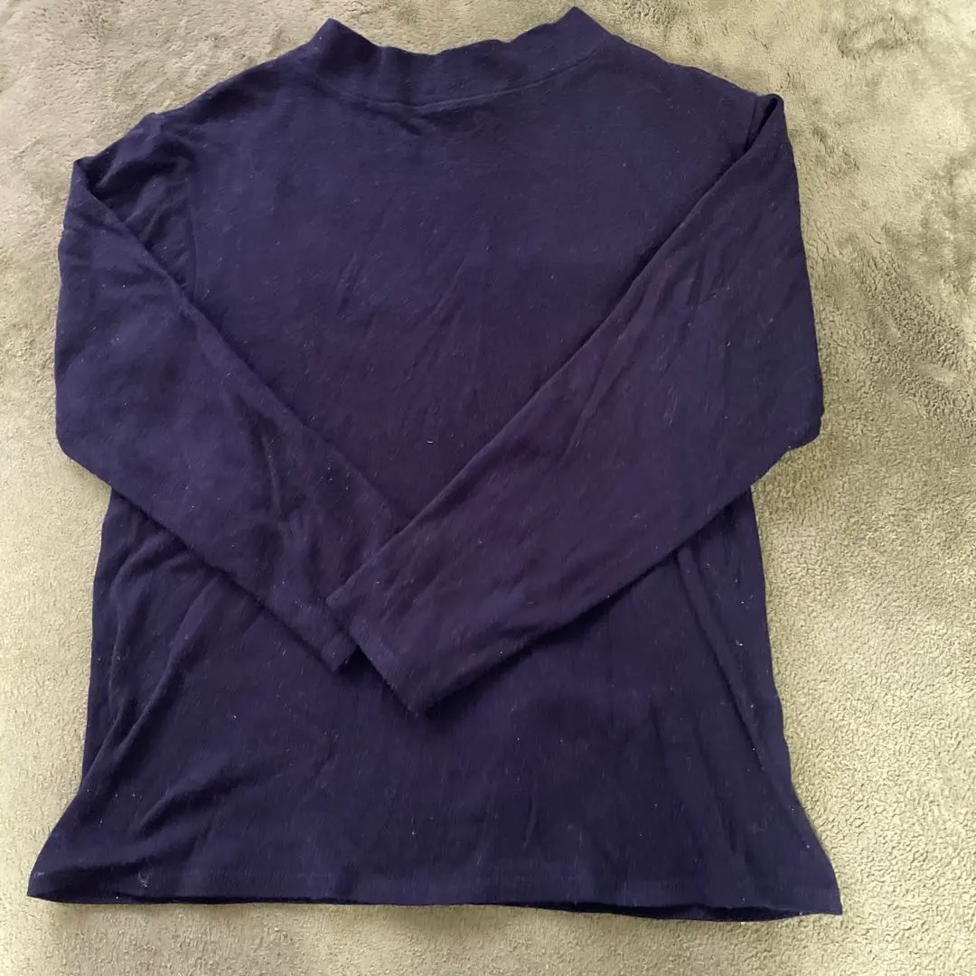 Thumbnail of Shirawashi Knit 3/4 Sleeve, Black, 100% Cotton Innerwear