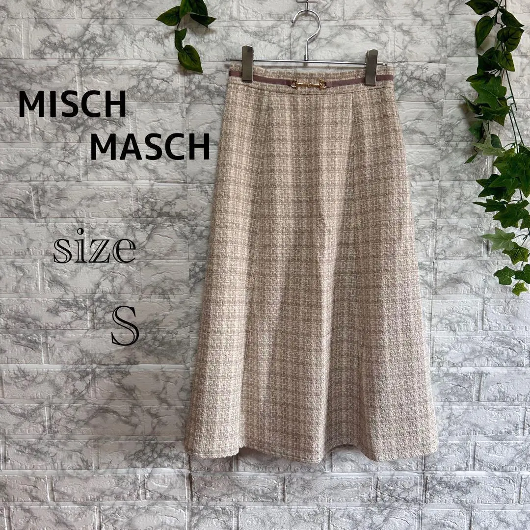 【h18】【MISCH MASCH】粗花呢傘裙 【S】 夏季 清新 爽朗 的縮圖