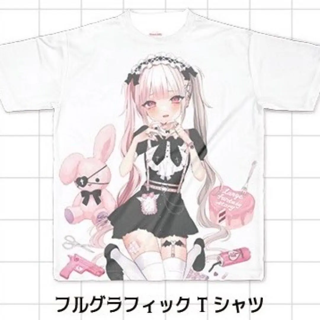 REIRIE 黒宮れい ビビちゃん イラスト Tシャツ REIRIE ビビちゃんTシャツ 金子理江 - メルカリ