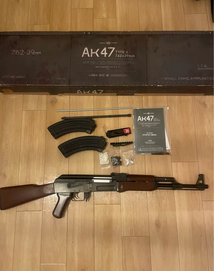 【動作未確認ジャンク】AK47 HC　電動ガン 動作未確認ジャンク】AK47 HC 電動ガン ミリタリー - トイガン