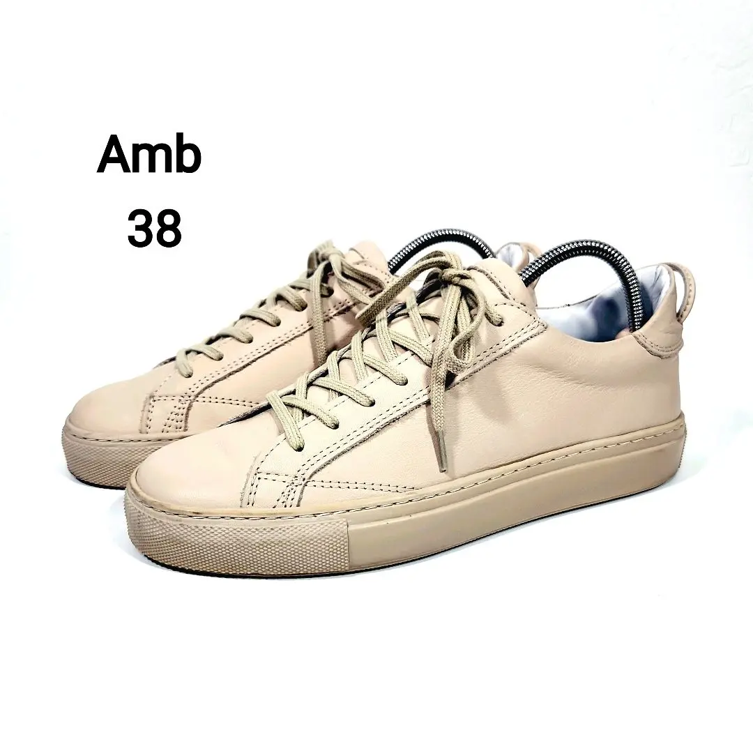 新品　Amb 9838 KIPS レザー ローカットスニーカー ホワイト 41 Amb - 9838 NEW KIPS / LOW CUT SNEAKER | gossip