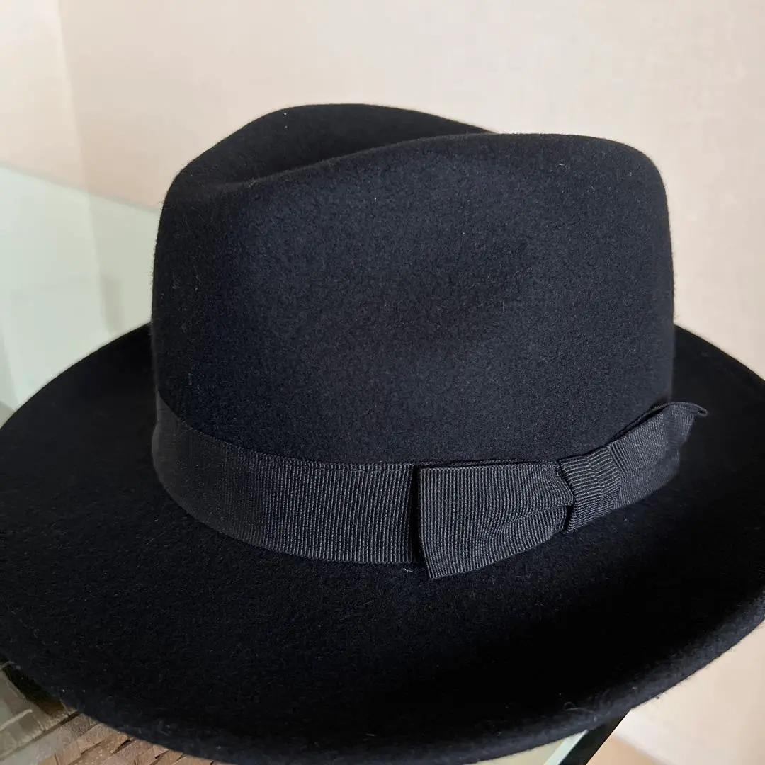Thumbnail of HATS&DREAMS Black Wool Hat MADE IN ITALY