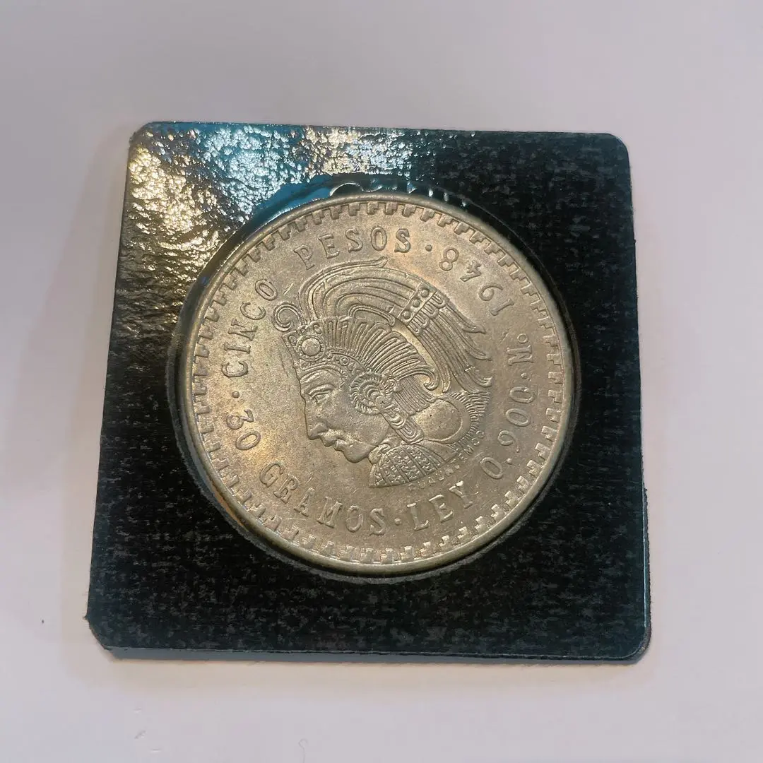 1948年 メキシコ 5ペソ 大型銀貨 PCGS 高鑑定 メキシコ 5ペソ 銀貨 1948｜Yahoo!フリマ（旧PayPayフリマ）