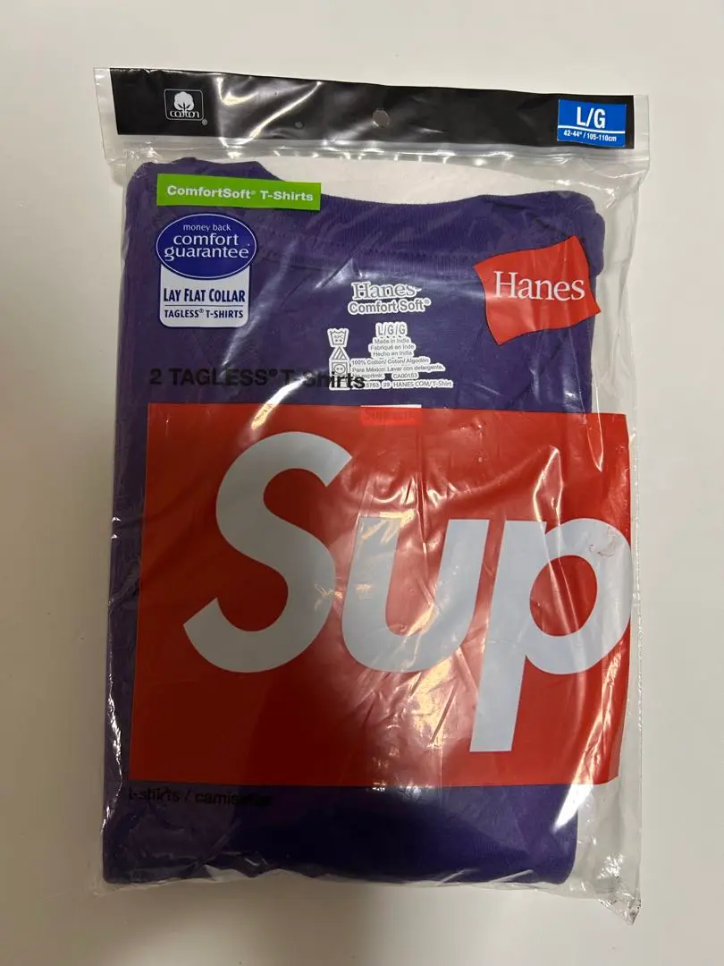 Supreme ボクサーパンツ 紫 sサイズ　バラ売り Supremeシュプリームヘインズ ボクサーブリーフパンツ紫1枚S