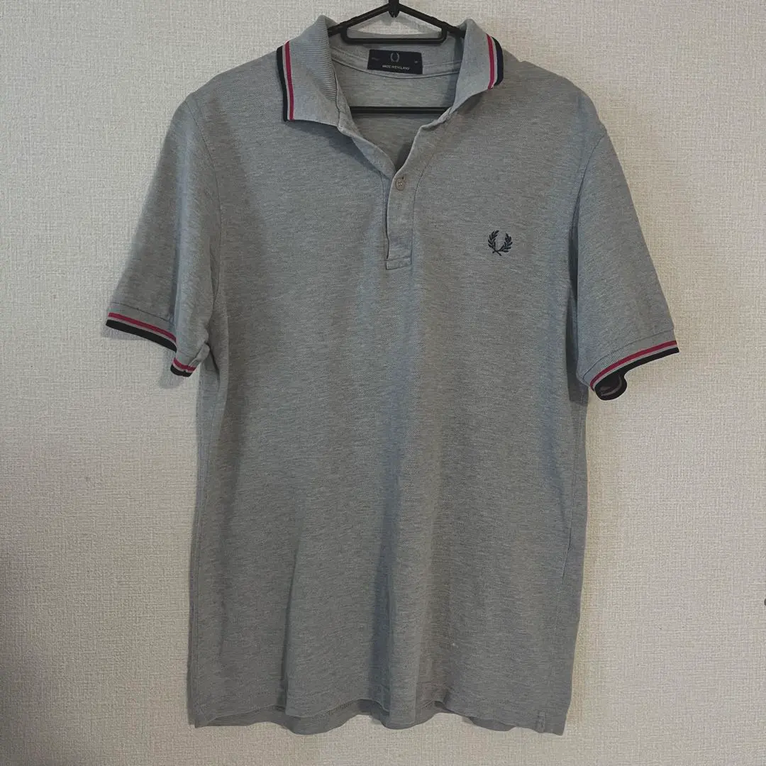 Thumbnail of Made in England Fred Perry M12 Polo Shirt, Gray
