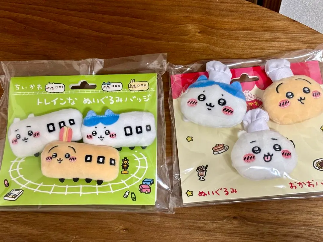 Thumbnail of Chikawa Plush Badge Set
