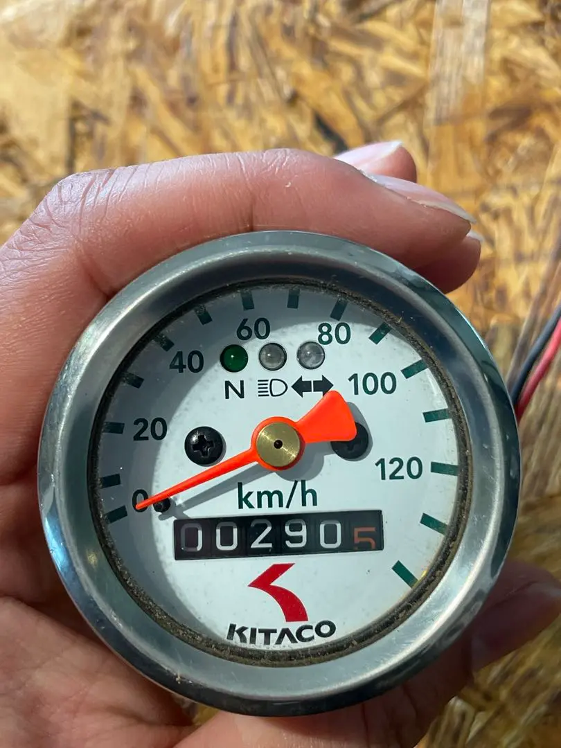 Sa16j メーターキタコ KITACO フルスケール スピードメーター Sa16j メーターキタコ KITACO 反り フルスケール スピードメーター