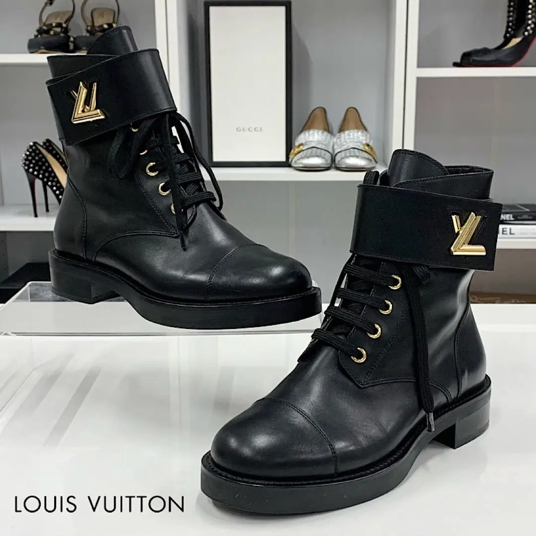 LOUISVUITTON　ルイヴィトン　ワンダーランド ライン　ショート　ブーツ ルイ・ヴィトン(LOUIS VUITTON)ルイ・ヴィトン ワンダーランド