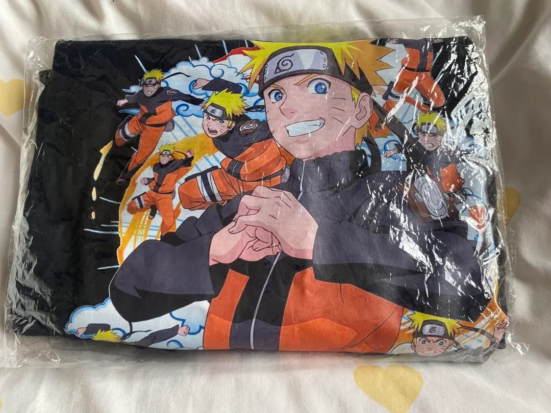 新品未使用　ナルト展　NARUTO アニメTシャツ　グレー ナルト Tシャツ XL グレー サスケ naruto アニメT 海外公式 *